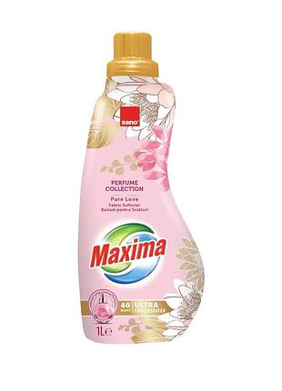 Суперконцентрированный кондиционер для белья sano maxima pure love, 1 л