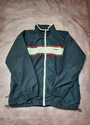 Куртка ветровка diadora мужская, размер xl, темно-синяя