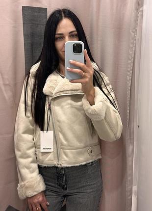 Куртка bershka  дублянка