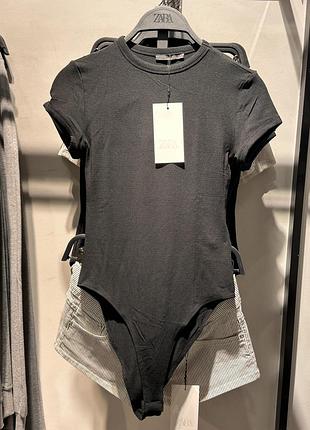 Боді zara чорного кольору
