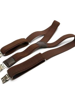 Подростковые подтяжки gofin коричневые pbt-4218