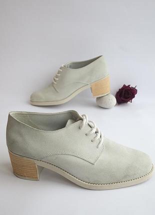 Черевики жіночі desert boots, сірі, розмір 40, нубук, замша