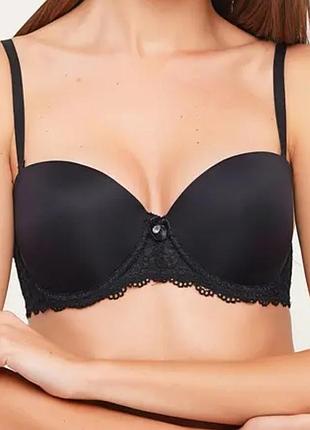 Бюстгальтер push-up victoria's secret fabulous strapless (размер 32b / 70b)