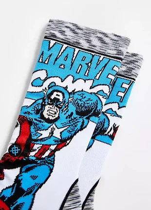 Носки шкарпетки високі marvel з принтом 3