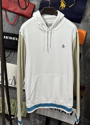 Кофта чоловіча худі penguin by munsingwear білий m