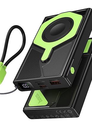 Умб power bank 3 in 1hoco db83 10000mah з підтримкою швидкого проводового та бездротового заряджання смартфонів та iwatch