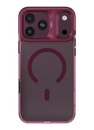 Чохол kajsa trans-shield with magsafe для iphone 18 pro cherry b-ring