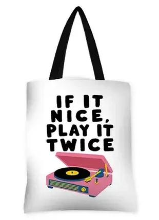 Сумка жіноча тканинна original if it nice, play it twice