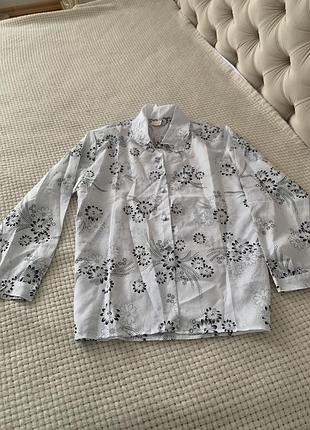 Блузка сорочка біла блуза zara bershka h&m