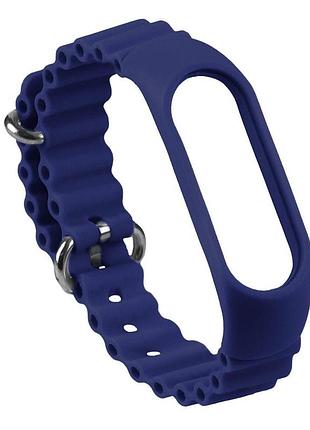 Ремінець mi ocean band xiaomi mi band 3/mi band 4/mi band 5/mi band 6/mi band 7 blue (32366_2917255)
