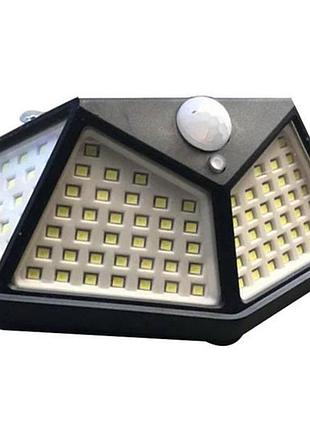 Уличный фонарь прожектор на солнечной батарее solar wall lamp sh-100 черный