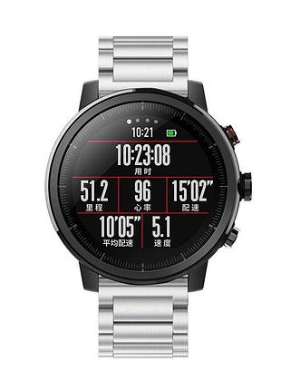 Ремешок bewatch для amazfit stratos / pace серебристый (1020405)