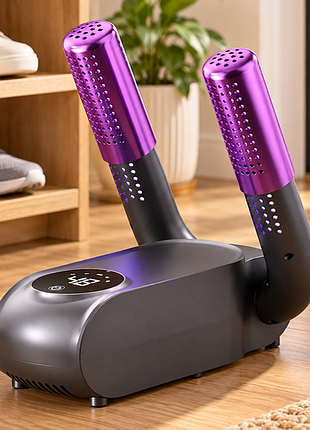 Сушилка для обуви электрическая с таймером ly-740 shoe dryer черная