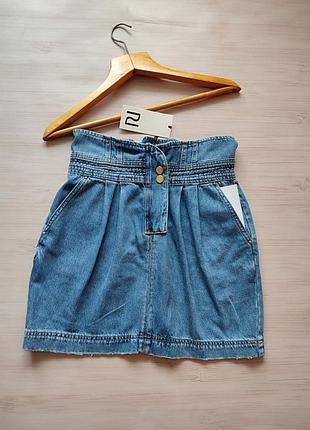 Джинсовая юбка юбка river island eur 40 l женская юбка