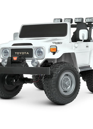 Дитячий електромобіль джип bambi m 4968eblr-1 (24v) toyota білий