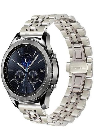 Ремешок bewatch classic стальной link для samsung gear s3 silver (1021405)