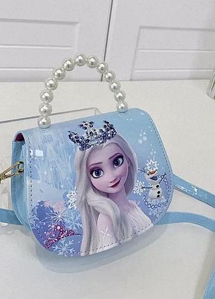 Дитяча сумочка для дівчинки холодне серце frozen elsa ельза блакитний