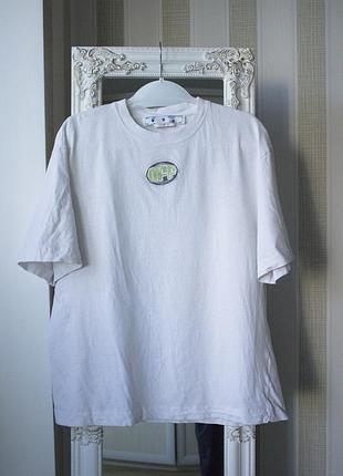 Мужская футболка off white comiseta data flyer oversize оригинал new !