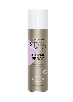Термозахисний спрей для захисту волосся inebrya style-in thermal protective spray, 250 мл