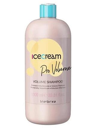 Шампунь для тонкого волосся inebrya volume shampoo 1000 мл
