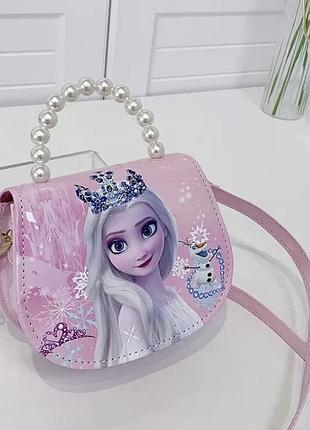 Дитяча сумочка для дівчинки холодне серце frozen elsa ельза рожева