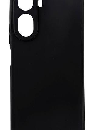 Чохол silicone case для poco c81 / с81 pro бампер із мікрофіброю чорний