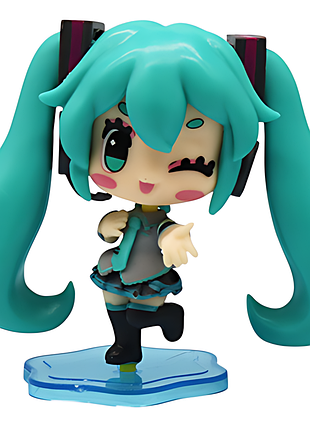 Фигурка чиби хацунэ мику hatsune miku 10 см ch chm 02