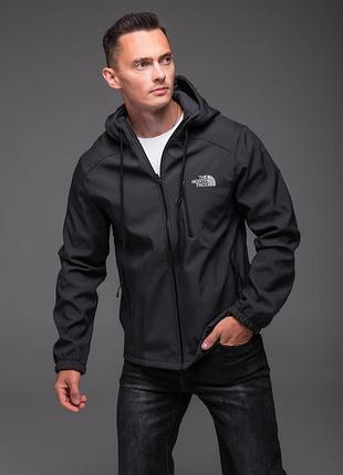 Чоловіча куртка softshell на флісі the north face