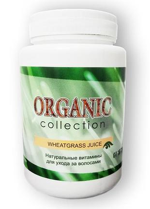 Wheatgrass - вітамини для волосся від organic collection (вітграсс)