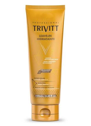 Несмываемая увлажняющая сыворотка для сухих волос trivitt moisturing leave in 250ml