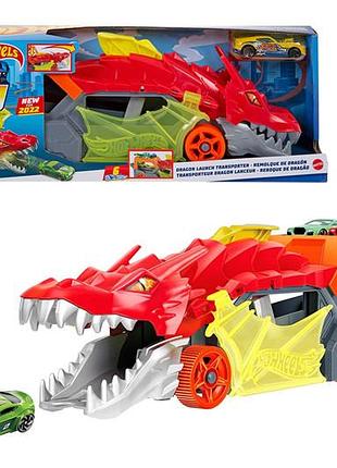 Грузовик-транспортер gtk42 "башня дракона" hot wheels