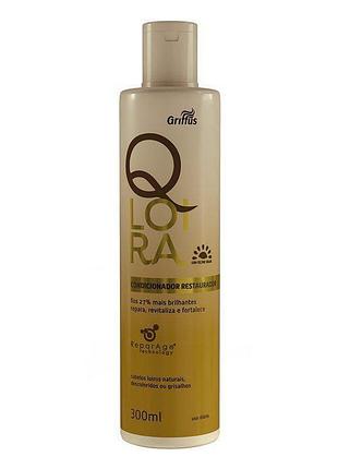 Кондиціонер для світлого волосся блонд griffus condicionador restaurador qloira 300ml