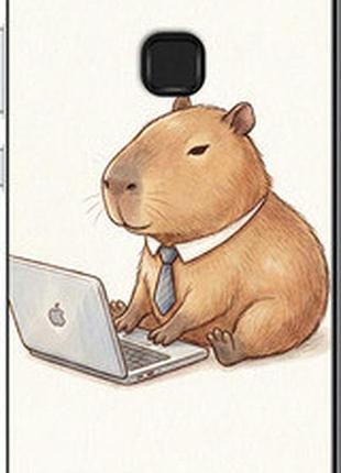 Чехол на huawei p10 lite funny capybara ceo working "6777u-896-72104"