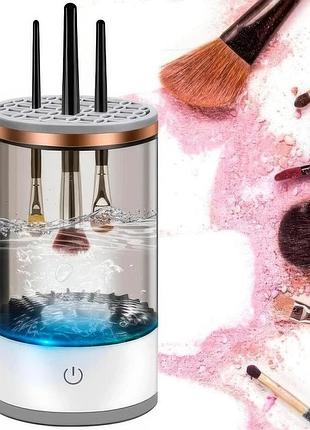 Автоматичний очисник пензлів для макіяжу make brush cleaner, мийка пензликів для макіяжу
