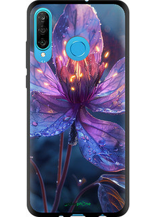 Чехол на huawei p30 lite магический цветок "6038b-1651-72104"