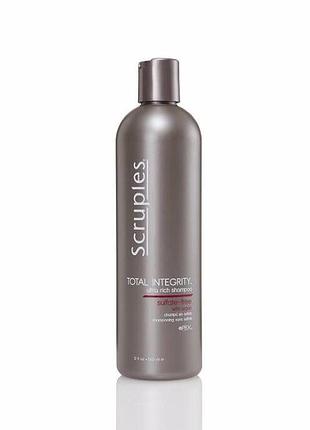 Шампунь безсульфатный для всех типов волос scruples total integrity ultra rich shampoo 350ml