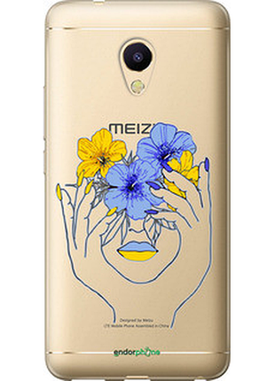 Чехол на meizu m5s девушка v4 "5276u-776-72104"