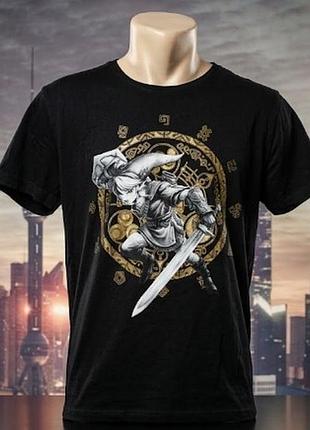 Официальная мужская футболка the legend of zelda (nintendo / bioworld). размер: l. состав: 100% хлопок (cotton). бангладеш (made in bangladesh)
