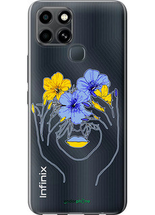 Чехол на infinix smart 6 девушка v4 "5276u-2758-72104"