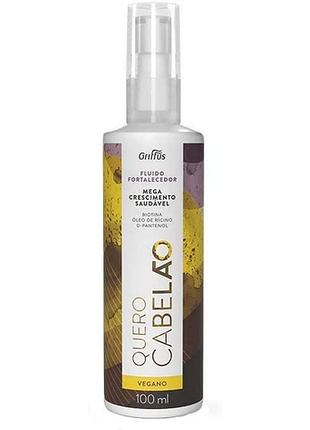 Флюїд для шкіри голови, стимулює ріст волосся griffus fluido fortalecedor quero cabelao 100 ml