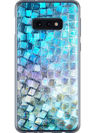 Чехол на samsung galaxy s10e переливающаяся чешуя "227u-1646-72104"