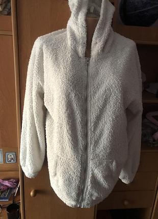 Меховушка, плюшева туника, кофта, худи, xl. ohs.