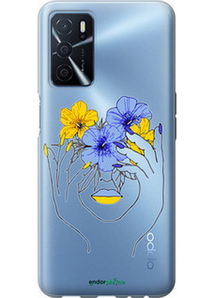 Чехол на oppo a54s девушка v4 "5276u-3473-72104"