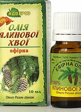 Масло эфирное еловой хвои (ель) 10мл /адверсо/