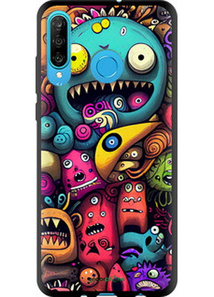 Чехол на huawei p30 lite cмешные монстры "5549b-1651-72104"