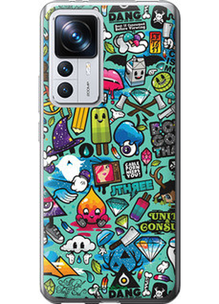 Чехол на xiaomi 12t стикер бомбинг 1 "693u-3332-72104"