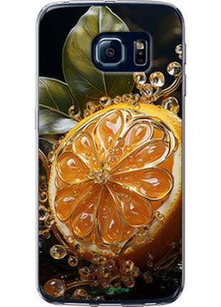 Чехол на samsung galaxy s6 edge g925f лимон "5647u-83-72104"