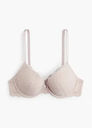 Бюстгальтер бежевый, фирма h&amp;m, push up 3