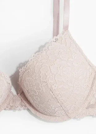 Бюстгальтер бежевый, фирма h&amp;m, push up 4