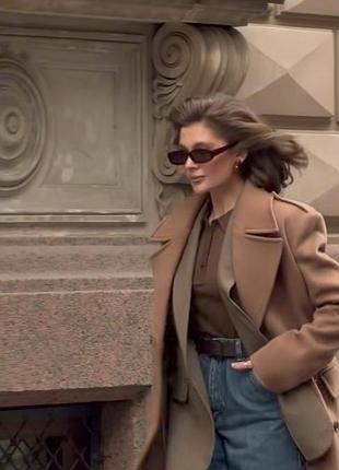Блейзер піджак zara колір з зеленим тоном